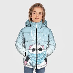 Куртка зимняя для мальчика Hate Winter, цвет: 3D-черный — фото 2