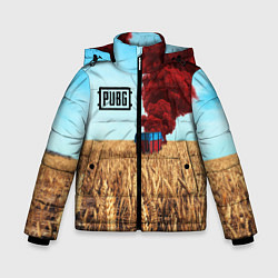 Куртка зимняя для мальчика PUBG Box, цвет: 3D-красный