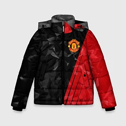 Куртка зимняя для мальчика FC Manchester United: Abstract, цвет: 3D-светло-серый