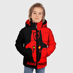 Куртка зимняя для мальчика Juggernaut Blood, цвет: 3D-черный — фото 2