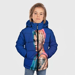 Куртка зимняя для мальчика Джастин Бибер, цвет: 3D-черный — фото 2