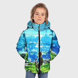 Куртка зимняя для мальчика Z-Link, цвет: 3D-черный — фото 2