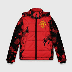 Куртка зимняя для мальчика FC Manchester United: Red Original, цвет: 3D-черный