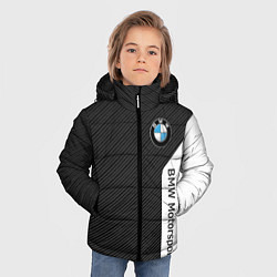 Куртка зимняя для мальчика BMW CARBON БМВ КАРБОН, цвет: 3D-черный — фото 2