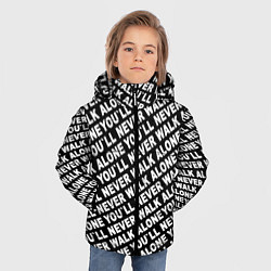 Куртка зимняя для мальчика YNWA, цвет: 3D-светло-серый — фото 2