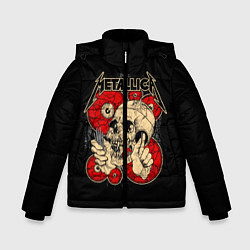 Зимняя куртка для мальчика Metallica Skull
