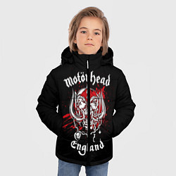 Куртка зимняя для мальчика Motorhead England, цвет: 3D-светло-серый — фото 2