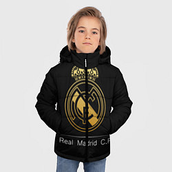 Куртка зимняя для мальчика FC Real Madrid: Gold Edition, цвет: 3D-светло-серый — фото 2