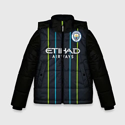 Куртка зимняя для мальчика FC Manchester City: Away 18/19, цвет: 3D-красный