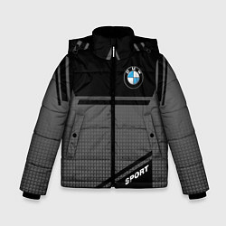 Куртка зимняя для мальчика BMW SPORT БМВ СПОРТ, цвет: 3D-красный