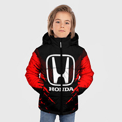 Куртка зимняя для мальчика Honda: Red Anger, цвет: 3D-черный — фото 2