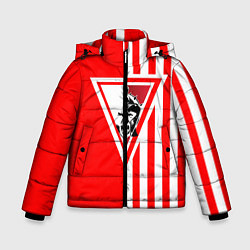 Зимняя куртка для мальчика Красно-белый воин