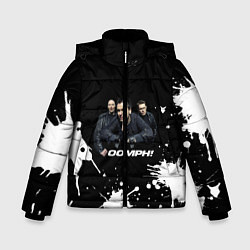 Куртка зимняя для мальчика Группа OOMPH!, цвет: 3D-черный