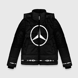 Зимняя куртка для мальчика Mercedes: Black Abstract
