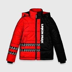 Куртка зимняя для мальчика Linkin Park: Red & Black, цвет: 3D-черный