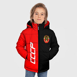 Куртка зимняя для мальчика СССР: Red Collection, цвет: 3D-черный — фото 2
