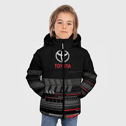 Куртка зимняя для мальчика Toyota TRD, цвет: 3D-черный — фото 2