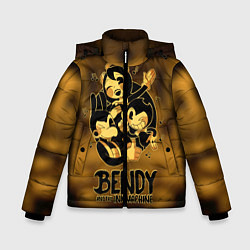 Куртка зимняя для мальчика Bendy and the ink machine, цвет: 3D-красный