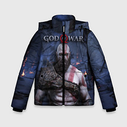 Куртка зимняя для мальчика God of War: Kratos, цвет: 3D-черный