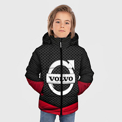 Куртка зимняя для мальчика Volvo: Grey Carbon, цвет: 3D-черный — фото 2