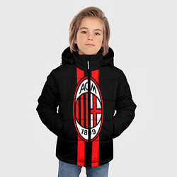 Куртка зимняя для мальчика AC Milan 1899, цвет: 3D-красный — фото 2