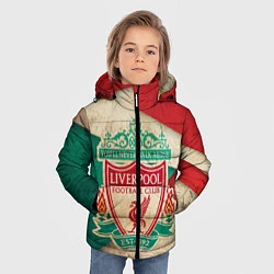 Куртка зимняя для мальчика FC Liverpool: Old Style, цвет: 3D-светло-серый — фото 2
