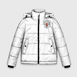 Куртка зимняя для мальчика Russia 2022 The Winner!, цвет: 3D-светло-серый