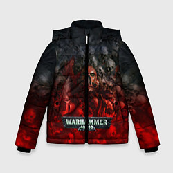 Куртка зимняя для мальчика Warhammer 40000: Dawn Of War, цвет: 3D-черный