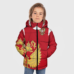 Куртка зимняя для мальчика Сборная России: эксклюзив, цвет: 3D-красный — фото 2