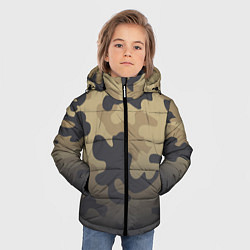 Куртка зимняя для мальчика Camouflage Khaki, цвет: 3D-светло-серый — фото 2
