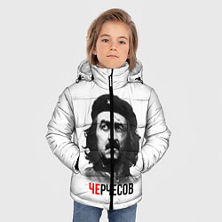 Куртка зимняя для мальчика Черчесов, цвет: 3D-светло-серый — фото 2
