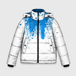 Куртка зимняя для мальчика Android Blood: White, цвет: 3D-черный
