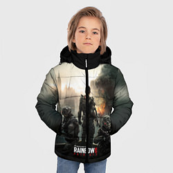 Куртка зимняя для мальчика Rainbow Six: Patriots, цвет: 3D-черный — фото 2
