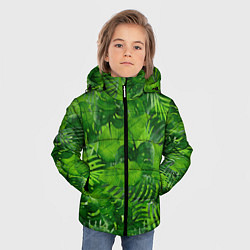 Куртка зимняя для мальчика Тропический лес, цвет: 3D-красный — фото 2