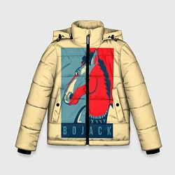 Куртка зимняя для мальчика BoJack Obey, цвет: 3D-черный