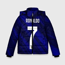 Куртка зимняя для мальчика Ronaldo 7: Blue Sport, цвет: 3D-черный