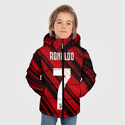 Куртка зимняя для мальчика Ronaldo 7: Red Sport, цвет: 3D-красный — фото 2