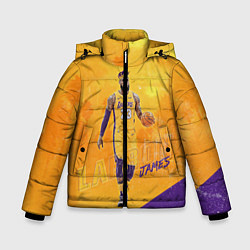 Куртка зимняя для мальчика LeBron James: NBA Star, цвет: 3D-черный