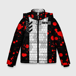 Куртка зимняя для мальчика Fortnite: Штурмовик, цвет: 3D-черный