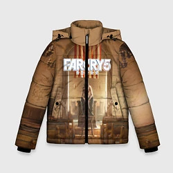 Куртка зимняя для мальчика Far Cry 5, цвет: 3D-черный