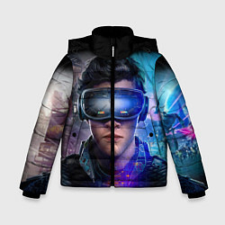 Куртка зимняя для мальчика Ready Player One, цвет: 3D-черный
