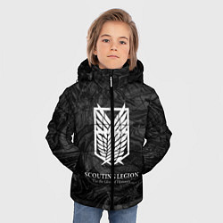 Куртка зимняя для мальчика Scouting Legion, цвет: 3D-черный — фото 2
