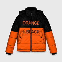 Куртка зимняя для мальчика Orange Is the New Black цвета 3D-черный — фото 1
