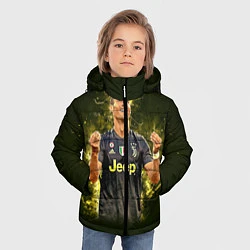 Куртка зимняя для мальчика Ronaldo: Juve Sport, цвет: 3D-светло-серый — фото 2