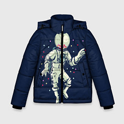 Зимняя куртка для мальчика Космонавт и конфеты