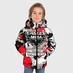 Куртка зимняя для мальчика Khabib Nurmagomedov: Red Camo, цвет: 3D-черный — фото 2