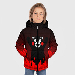Куртка зимняя для мальчика Kumamon: Hell Flame, цвет: 3D-светло-серый — фото 2