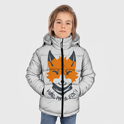 Куртка зимняя для мальчика Hello Fox, цвет: 3D-светло-серый — фото 2