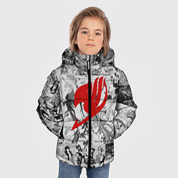 Куртка зимняя для мальчика Fairy Tail: Stories, цвет: 3D-черный — фото 2