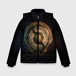 Куртка зимняя для мальчика Bronze Aegis, цвет: 3D-черный